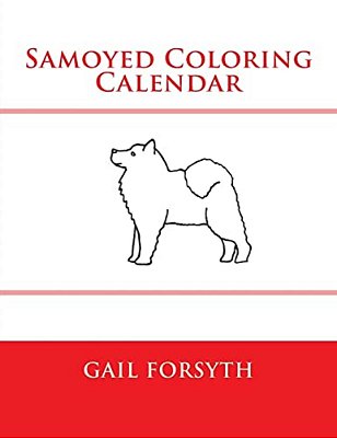 Samoyed Coloring Calendar-..