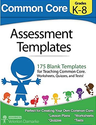 Common Core Assessment Templates: Full Color Print Version-..