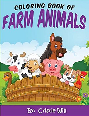 Coloring Book Of Farm Animals-..