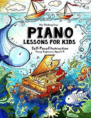 Piano Lessons For Kids: The Thinking Tree - Self-Paced Instruction - Young Beginners, Ages 5-9-..