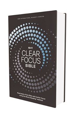 Nirv, Clear Focus Bible, Hardcover, Charcoal/Blue: Read More Of The Bible With Better Focus-..