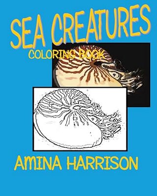 Sea Creatures: Coloring Book-..