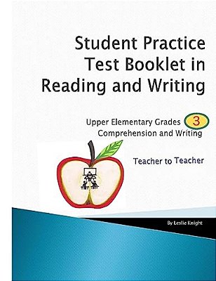 Student Practice Test Booklet In Reading And Writing - Grade 3 - Teacher To Teacher-..