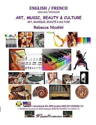 English/French: Art, Music, Beauty & Culture: Black & White Version-..