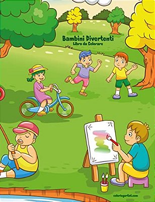 Bambini Divertenti Libro Da Colorare 1-..