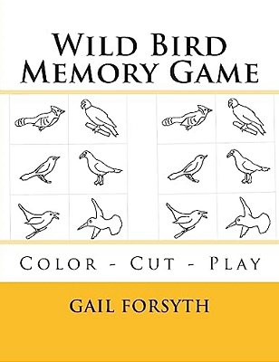 Wild Bird Memory Game: Color - Cut - Play-..