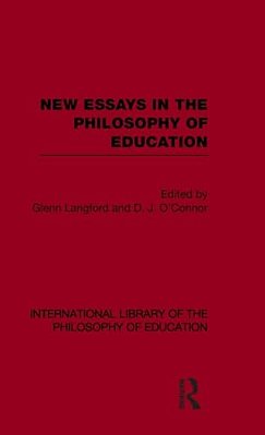 New Essays In The Philosophy Of Education (International Library Of The Philosophy Of Education Volume 13)-..