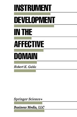 Instrument Development In The Affective Domain-..