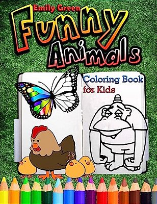 Funny Animals. Coloring Book For Kids-..