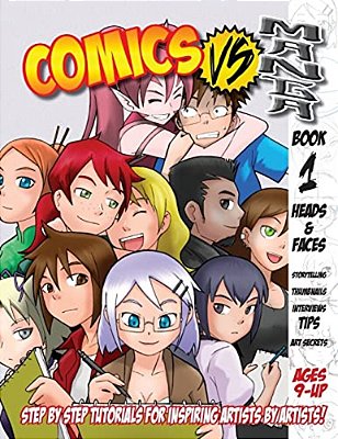 Comics Vs. Manga: Drawing A Heads & Faces-..