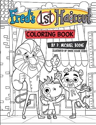 Fred's 1ST Haircut (Coloring Book)-..