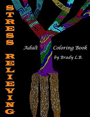 Adult Coloring Book: Stress Relieving-..