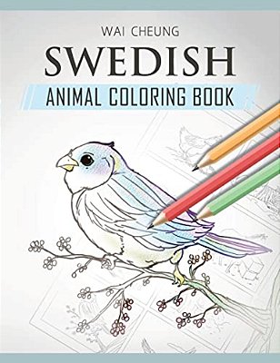 Swedish Animal Coloring Book-..