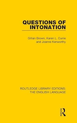 Questions Of Intonation-..