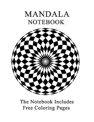 Mandala Notebook: With Free 7 Mandala Coloring Pages-..