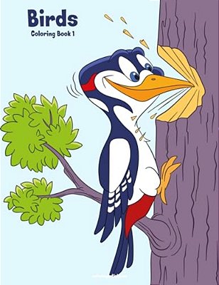 Birds Coloring Book 1-..