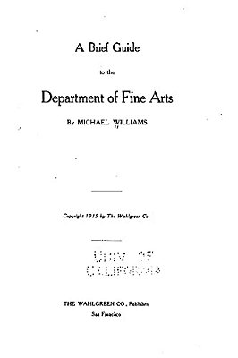 A Brief Guide To The Department Of Fine Arts-..