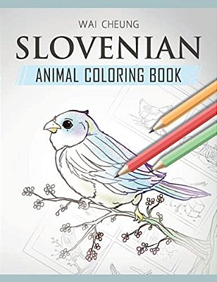 Slovenian Animal Coloring Book-..