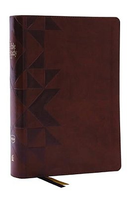 Nkjv, The Bible Study Bible, Leathersoft, Brown, Comfort Print: A Study Guide For Every Chapter Of The Bible-..