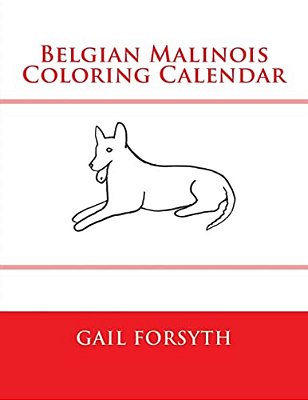 Belgian Malinois Coloring Calendar-..