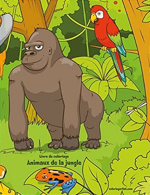 Livre De Coloriage Animaux De La Jungle 1-..