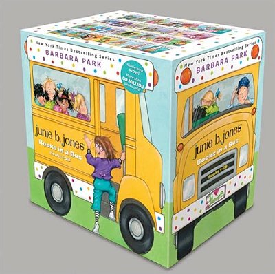 Junie B. Jones Books In A Bus 28-Book Boxed Set: The Complete Collection: Books 1-28-..