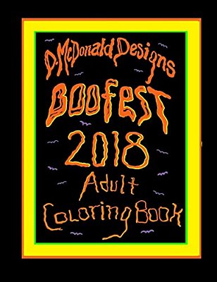D. Mcdonald Designs Boofest 2018 Adult Coloring Book-..