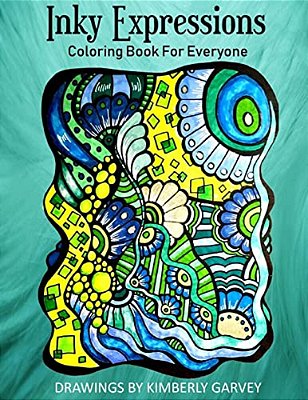 Inky Expressions: A Coloring Book For Everyone-..