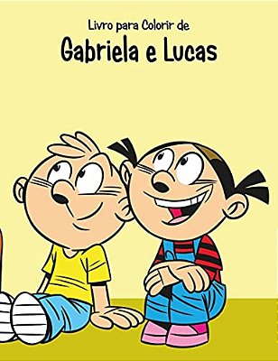 Livro Para Colorir De Gabriela E Lucas 2-..