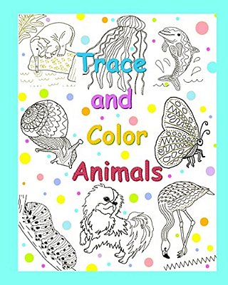 Trace And Color Animals-..