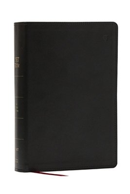 Net Bible, Full Notes Edition (Net Black Leathersoft, Comfort Print, Thumb Indexed): Holy Bible-..