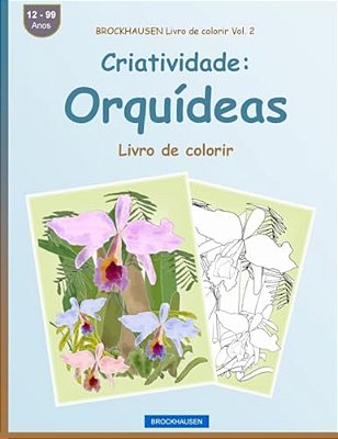 Brockhausen Livro De Colorir Vol. 2 - Criatividade: Orquídeas: Livro De Colorir-..
