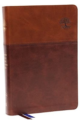 Nkjv, Matthew Henry Daily Devotional Bible, Leathersoft, Brown, Red Letter, Thumb Indexed, Comfort Print: 366 Daily Devotions By Matthew Henry-..