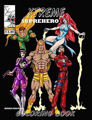 Xtreme Superhero Coloring Book-..