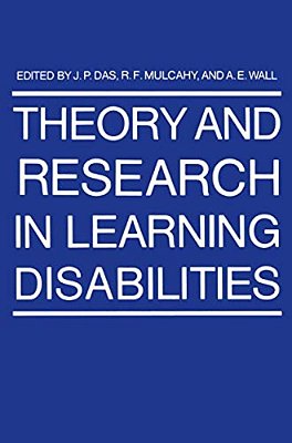 Theory And Research In Learning Disabilities-..