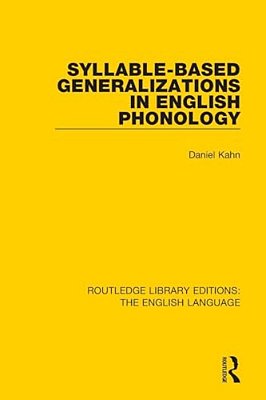 Syllable-Based Generalizations In English Phonology-..