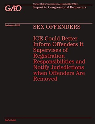 Sex Offenders Ice Could Better Inform Offenders It Supervises Of Registration Responsibilities And Notify Jurisdictions When Offenders Are Removed-..