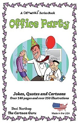 Office Party: Jokes + Cartoons In Black + White-..