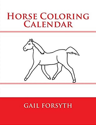 Horse Coloring Calendar-..