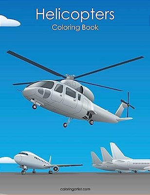 Helicopters Coloring Book 1-..
