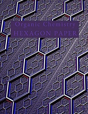 Organic Chemistry Hexagon Paper: Hex Paper (Or Honeycomb Paper), This Small Hexagons Measure.2" Per Side.100 Pages, 8.5 X 11. Get Your Game On: -)-..