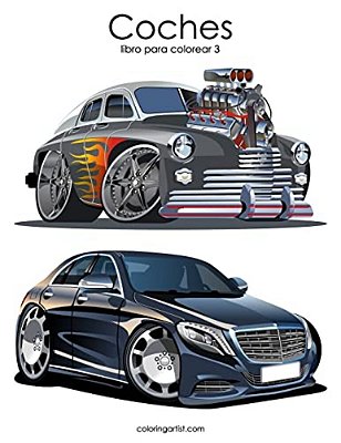 Coches Libro Para Colorear 3-..