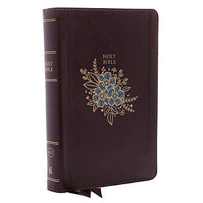 Kjv, Deluxe Reference Bible, Personal Size Giant Print, Imitation Leather, Burgundy, Red Letter Edition-..