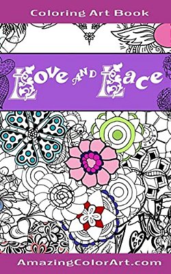 Love And Lace Coloring Art Book - Pocket Size: By Amazing Color Art-..