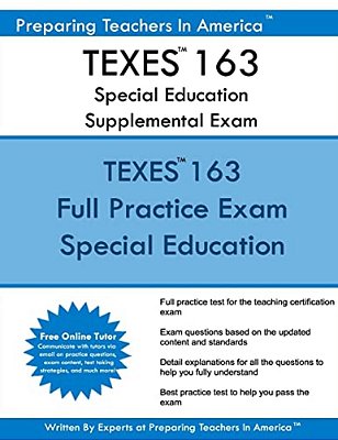 Texes 163 Special Education Supplemental Exam: Texes 163 Exam-..