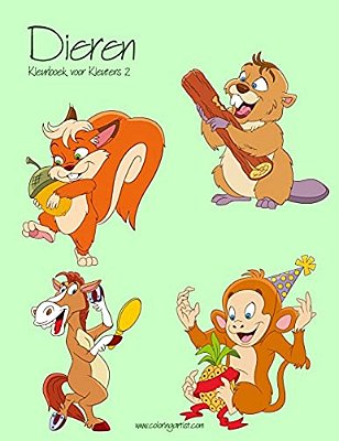 Dieren Kleurboek Voor Kleuters 2-..