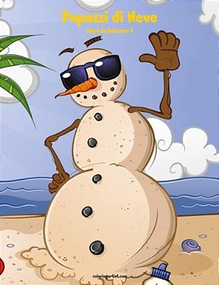 Pupazzi Di Neve Libro Da Colorare 2-..