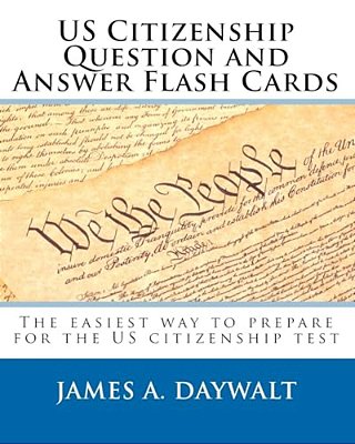 US Citizenship Question And Answer Flash Cards-..