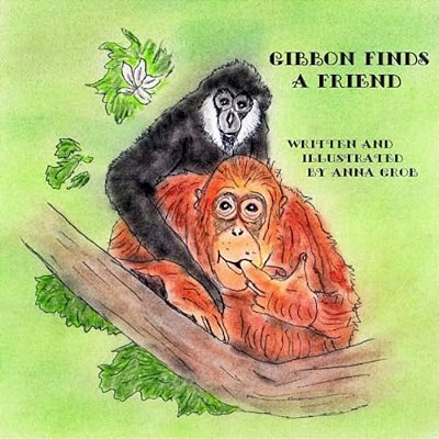 Gibbon Finds A Friend-..