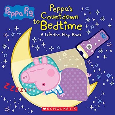 Countdown To Bedtime: Lift-The-flap Book With Flashlight (Peppa Pig) [With Mini Peppa Pig Flashlight]-..